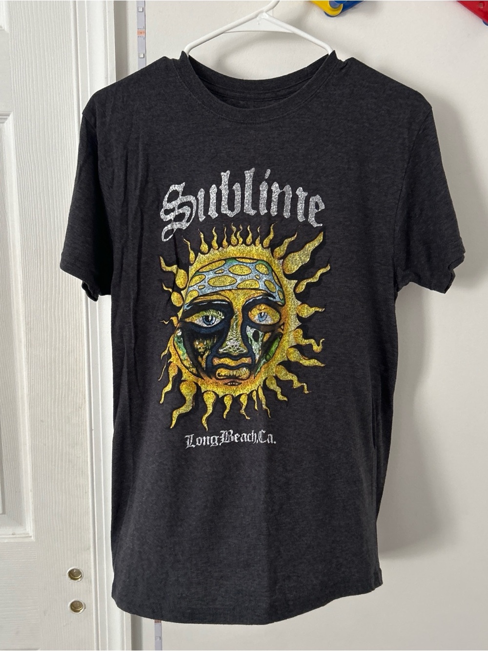 Sublime Sun Graphic Tee - Black with Yellow Accent